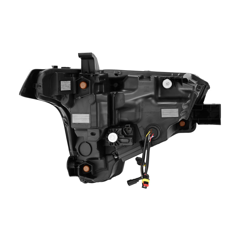 2022-2023 Tundra Nova-Series Headlights Black w Amber DRL - View 4 | Dirty Garage