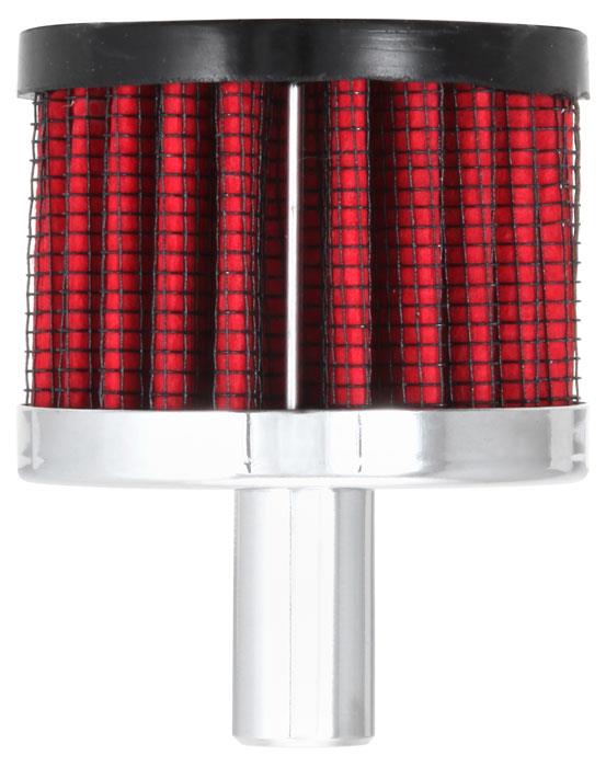 Universal Steel Base Crankcase Vent Filter .5in Vent OD x 2in OD x 1.5in Height - View 4 | Dirty Garage