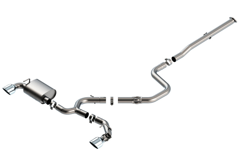 Borla 19-20 Hyundai Veloster N 2.0L I4 MT FWD 2DR 3in ATAK CatBack Exhaust w/ SS Tips | Dirty Garage