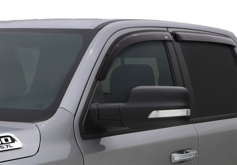 2019 Ram Quad Cab Ventvisor Outside Mount Window Deflectors Smoke 4-Piece - View 4 | Dirty Garage