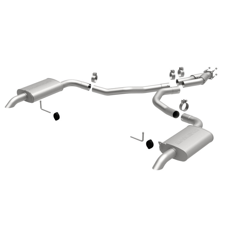 1975-1979 Corvette 5.7L Dual Split Rear Exit Stainless Steel Catback Performance Exhaust | Dirty Garage