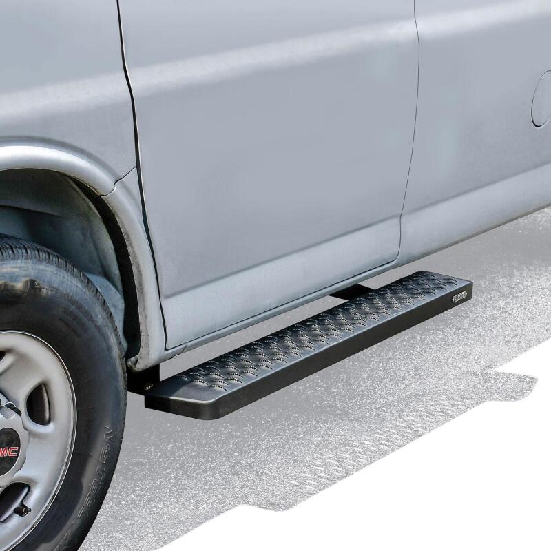 Universal Black 46" & 97" Grate Steps Running Boards - View 4 | Dirty Garage