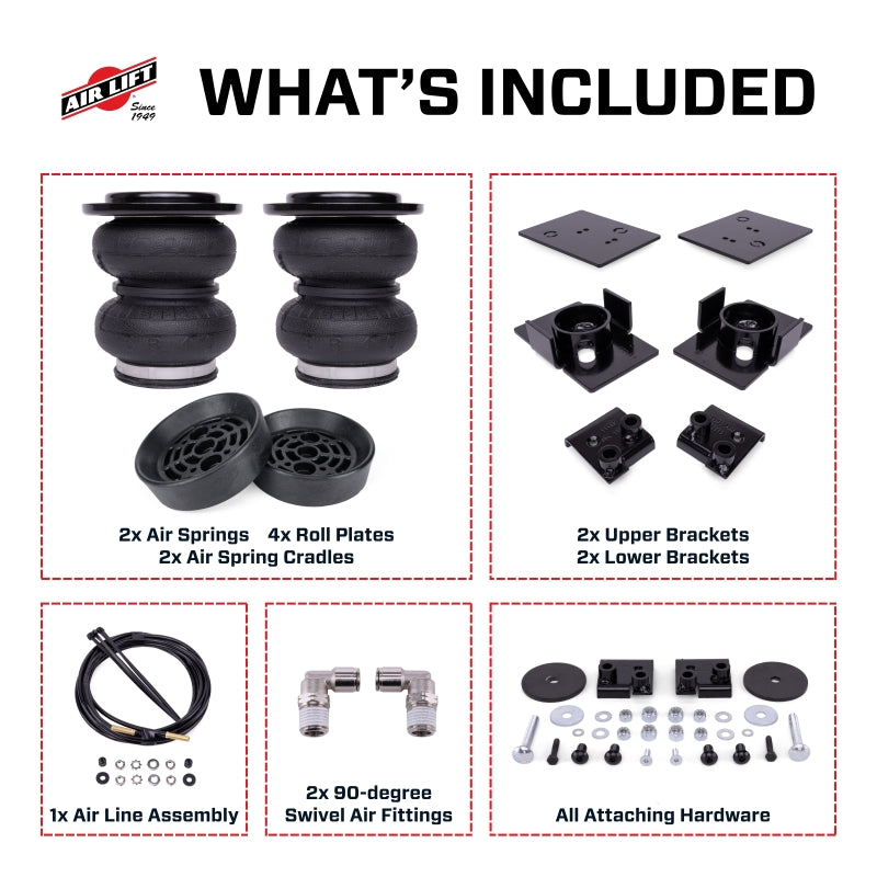 2020-2025 Gladiator Load Lifter 5000 Air Spring Kit with Cradle - View 15 | Dirty Garage