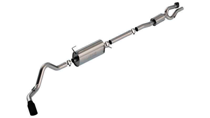 Borla 20-22 F-250/F-350 SUPER DUTY 7.3L V8 AT 2WD / 4WD 4DR WB142 S-TYPE Cat Back S RD RL AC S BLACK | Dirty Garage