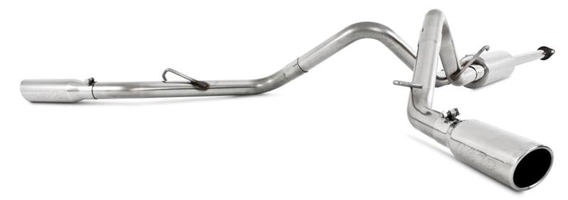 2005-2013 Tacoma 4.0L EC CC Dual Split Side T409 Cat Back Exhaust - View 2 | Dirty Garage