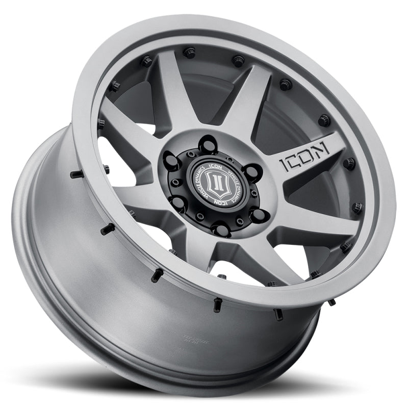 Universal Rebound Pro 17x8.5 6x5.5 0mm Offset 4.75" BS 106.1mm Bore Titanium Wheel - View 10 | Dirty Garage