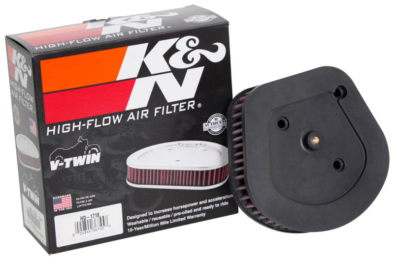 2018 Harley-Davidson Fxlr Low Rider Replacement Drop In Air Filter - View 2 | Dirty Garage