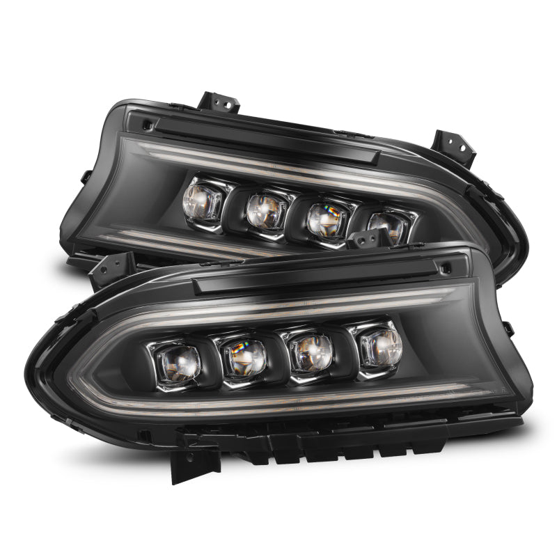 2015-2023 Charger Nova-Series LED Projector Black Headlights Sequential Signal Switchback DRL | Dirty Garage