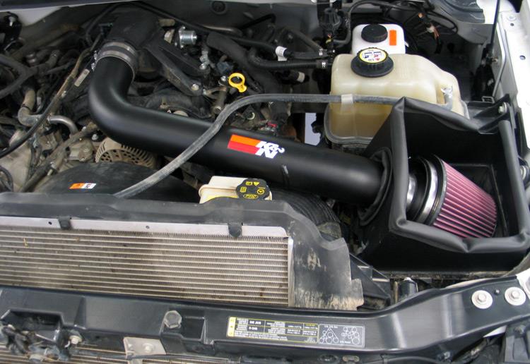 2007-2008 Ford F250 SD V8-5.4L Black High Flow Performance Kit - View 2 | Dirty Garage
