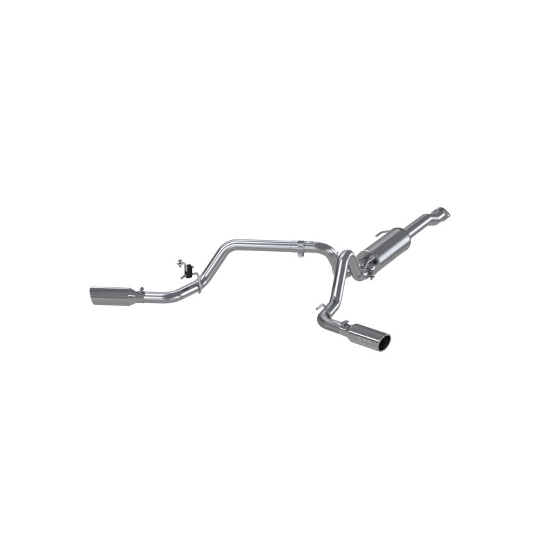 2016 Tacoma 3.5"L EC CC Cat Back Dual Split Exit T409 Exhaust - View 3 | Dirty Garage