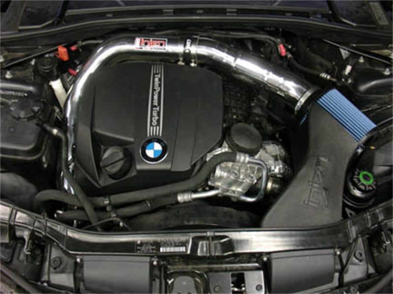 2011-2013 BMW 135i 335i Polished Tuned Air Intake MR Technology Air Fusion - View 5 | Dirty Garage