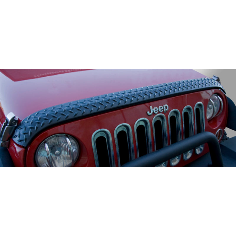 Rugged Ridge Hood Guard Body Armor 07-18 Jeep Wrangler - View 2 | Dirty Garage