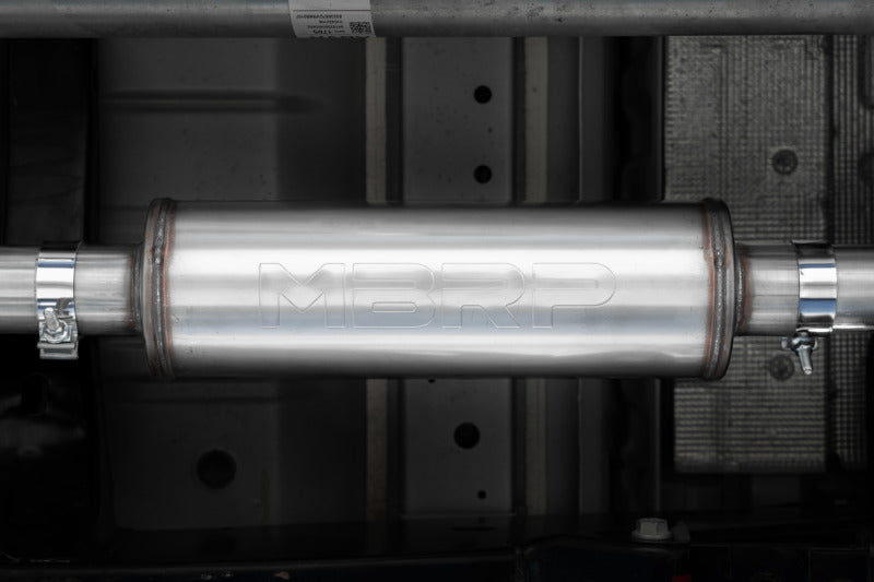 2023-2026 GM Colorado Canyon 3" Aluminized Steel Cat Back Single Side Exit Black - View 2 | Dirty Garage