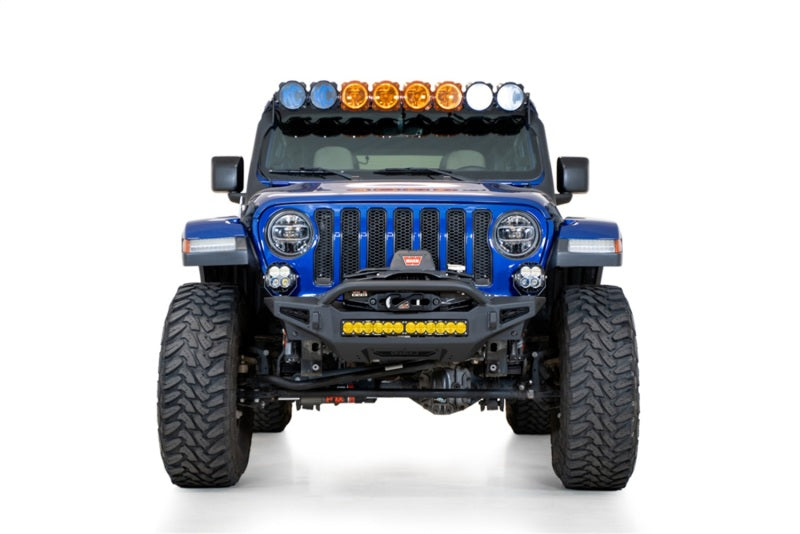 2018-2023 JL JT Rock Fighter Front Bumper - View 4 | Dirty Garage