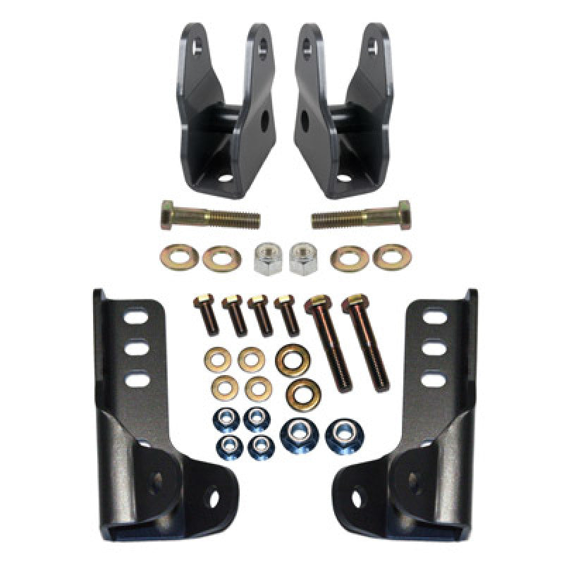 Synergy 07-18 JeepWrangler JK/JKU Front Lower Shock Extension Brackets | Dirty Garage