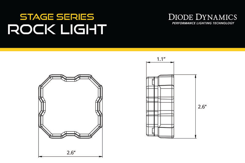 Universal Stage Series Rock Light Magnet Mount Adapter Kit - View 4 | Dirty Garage