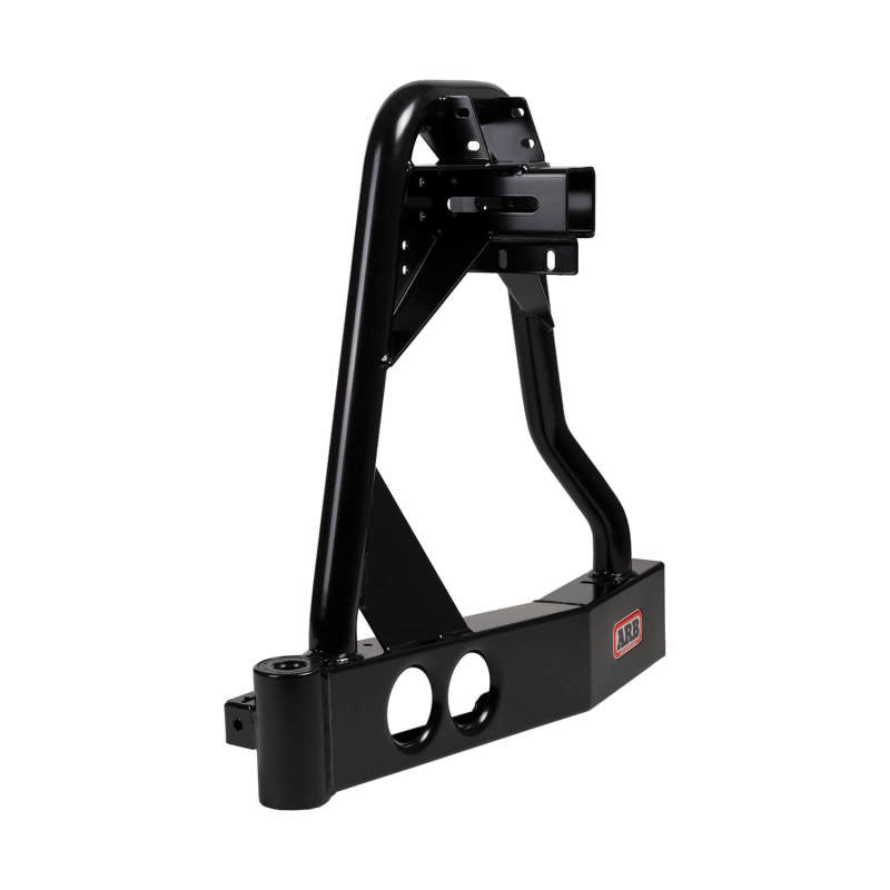 w/ Carrier Rear Step Tire Bracket LHS Black 80 Series - View 4 | Dirty Garage