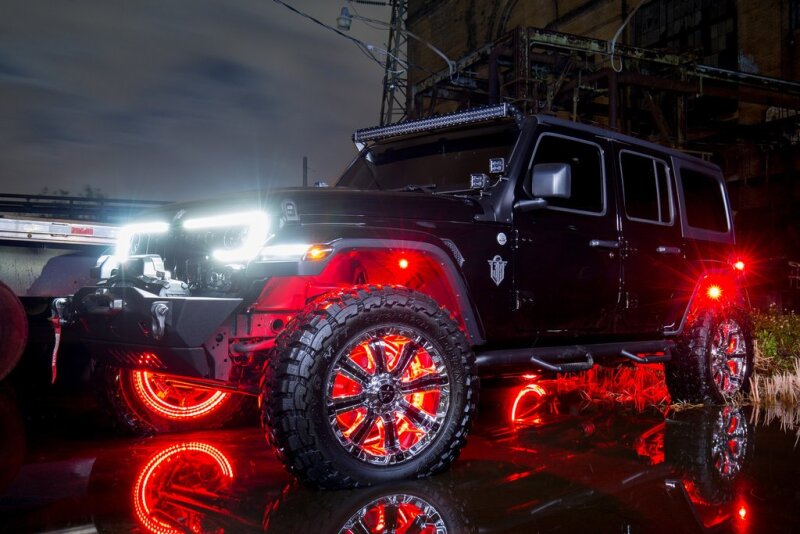 2018-2025 Wrangler JL JT VECTOR Series Full LED Grille - View 15 | Dirty Garage