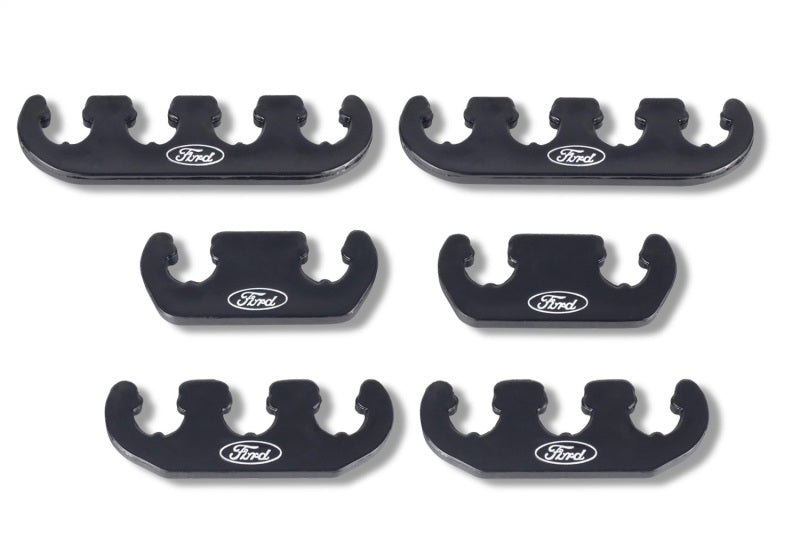 Universal Wire Dividers 4 to 3 to 2 - Black w/White Ford Logo - View 5 | Dirty Garage