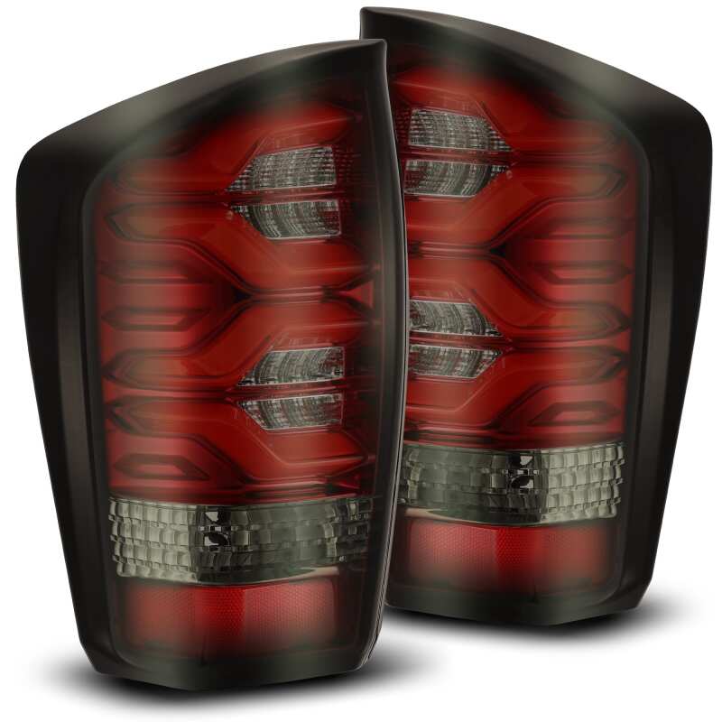 2016-2023 Tacoma Pro-Series LED Tail Lights Red Smoked | Dirty Garage