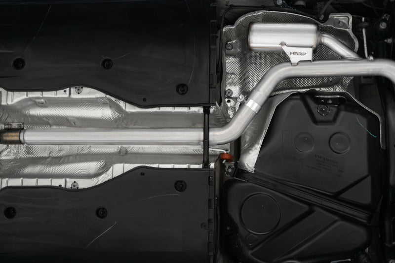 2019-2021 VW Jetta GLI 3" Catback Dual Split Rear Exit Exhaust Carbon Fiber Tips - View 7 | Dirty Garage
