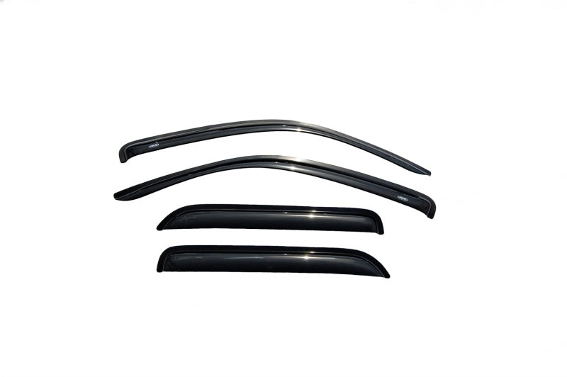 2001-2012 Escape Smoke Outside Mount Window Deflectors 4-Piece - View 5 | Dirty Garage