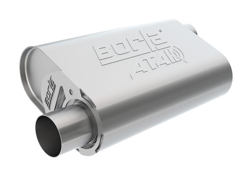 Borla CrateMuffler LS3 ATAK 2.5in Offset/Offset 14inx4.35inx9in Muffler - View 3 | Dirty Garage
