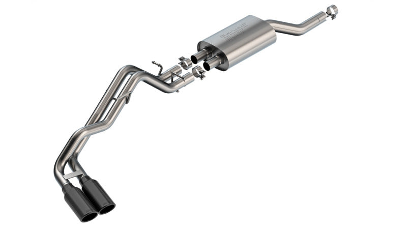 Borla 2024+ Ford Ranger XLT S Type Catback System - Black Chrome | Dirty Garage