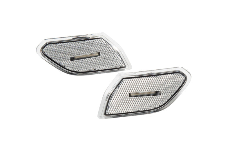 2018-2026 JL Wrangler/Gladiator Clear LED Sidemarker Set | Dirty Garage