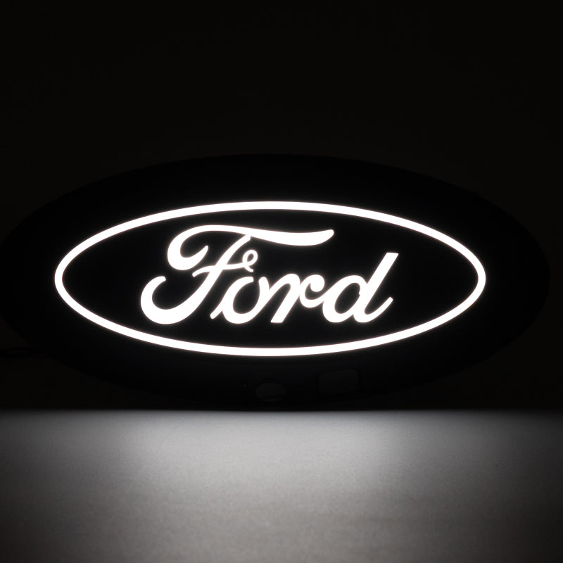 2023 F-150 Front Luminix Ford LED Emblem - View 8 | Dirty Garage