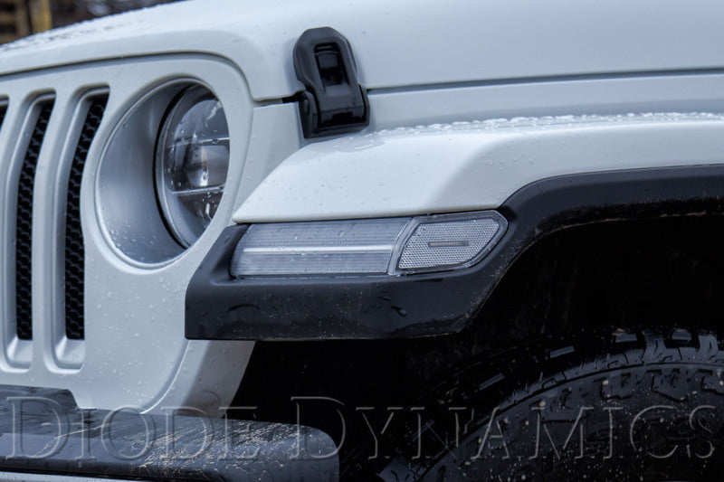 2018-2026 JL Wrangler/Gladiator Clear LED Sidemarker Set - View 2 | Dirty Garage