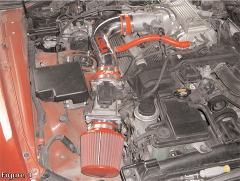 1992-1995 SC400 Polished Short Ram Intake w Heat Shield - View 5 | Dirty Garage