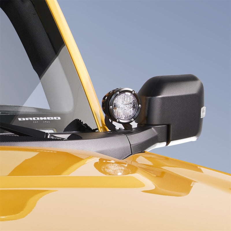 2021+ Bronco Mirror Mounted 4in Rigid LED Lights Kit | Dirty Garage