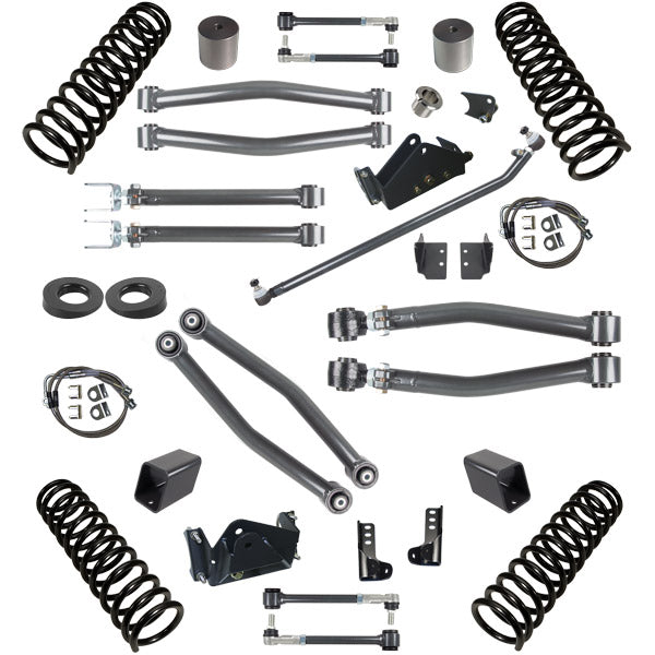 JK 3.0 Inch Lift Stage 3 Suspension System 07-18 Wrangler JKU 4 DR | Dirty Garage