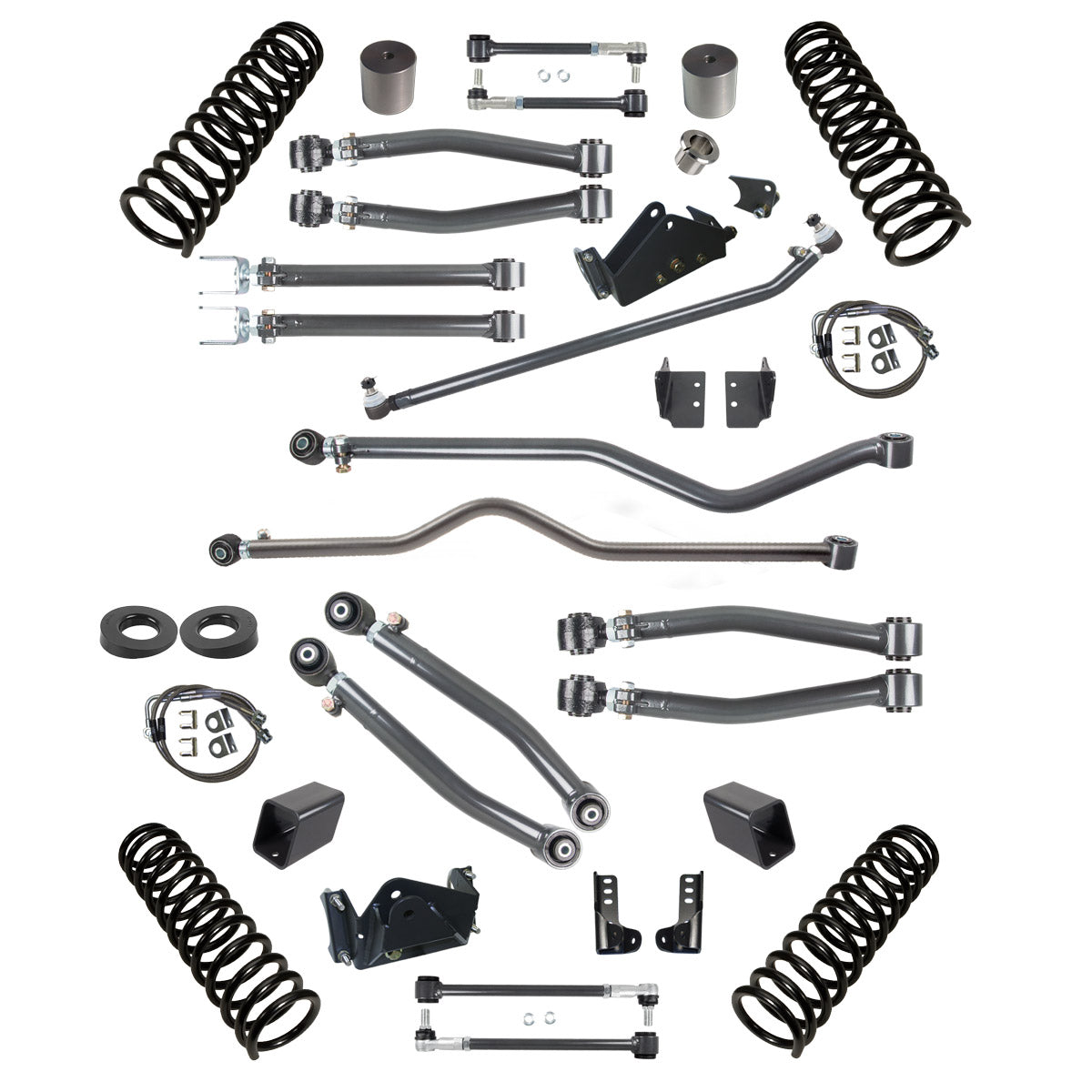 JK 4.5 Inch Lift Stage 3 Suspension System 07-18 Wrangler JKU 4 DR | Dirty Garage