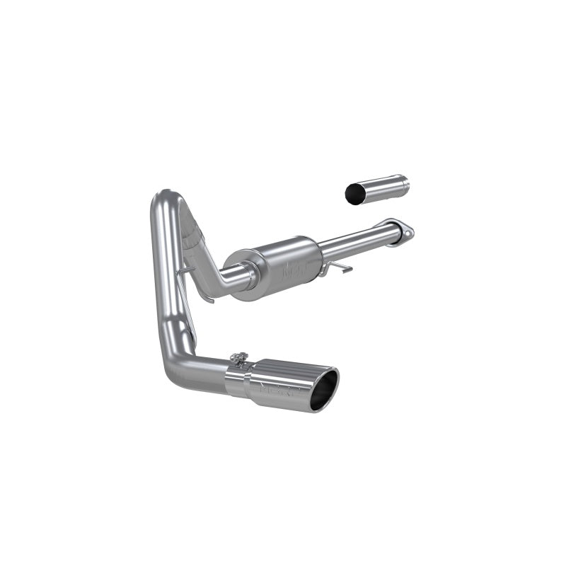 2015 F-150 2.7L 3.5"L EcoBoost 3" Cat Back Single Side T409 Exhaust System - View 3 | Dirty Garage