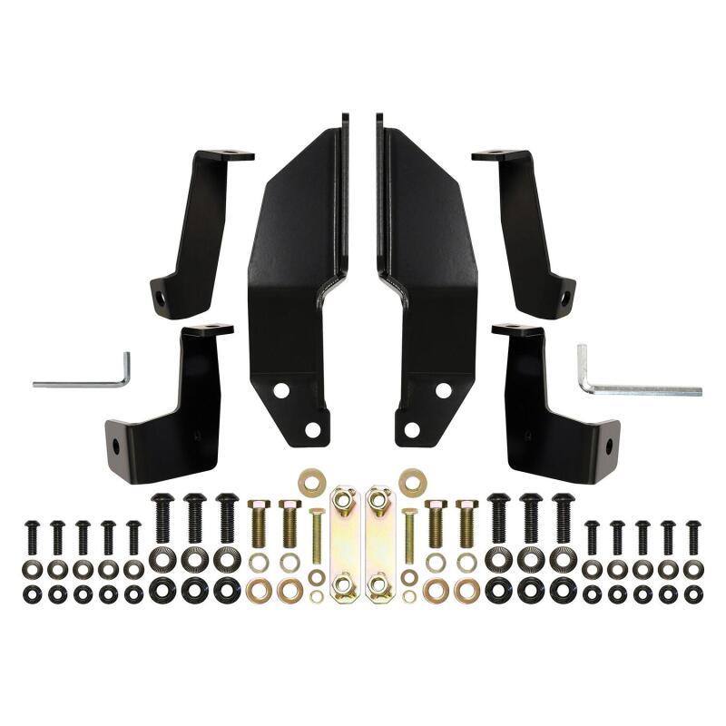 2015-2020 F-150 (Excl. w/ Sensors) HDX Modular Black Grille Guard - View 2 | Dirty Garage