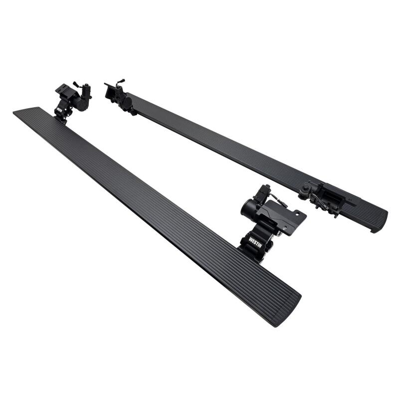2024-2026 Tacoma Double Cab Pro-E Series Powered Black Running Boards - View 7 | Dirty Garage