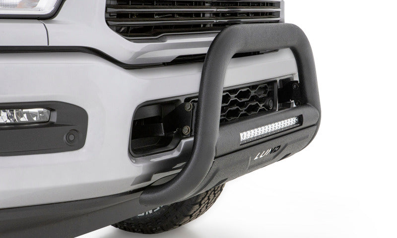 2007-2017 GM 1500 Black Bull Bar w/ Light & Wiring - View 2 | Dirty Garage
