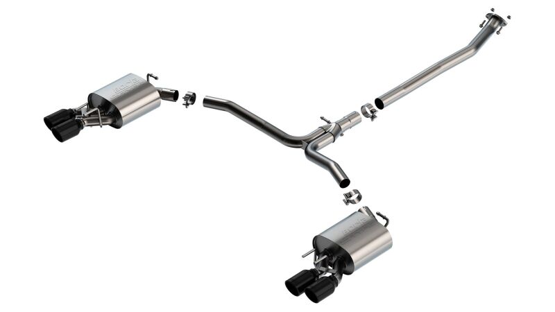 Borla 18-22 Toyota Camry XSE 2.5L i4 AT/MT FWD / 4DR S-TYPE Cat Back Exhaust (Black Chrome) | Dirty Garage