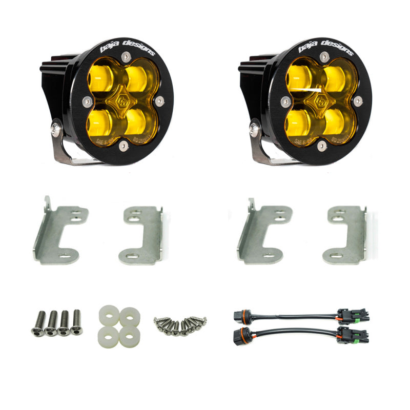 2007-2018 Wrangler Fog Light Pocket Kit Amber | Dirty Garage
