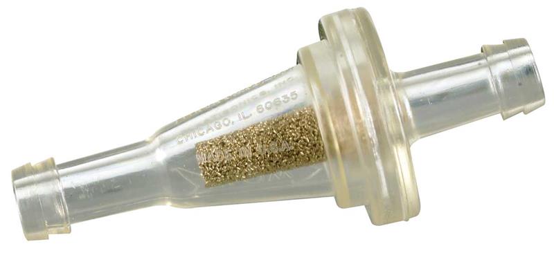 Universal Stainless Mesh Fuel Filter 0.99in OD x 2.15in L - View 2 | Dirty Garage