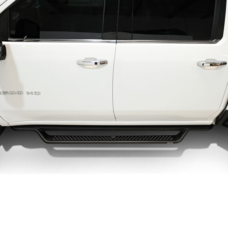 Westin 19-25 Chevrolet/GMC Silverado/Sierra 1500 CC Outlaw Drop Running Boards - Tex. Blk - View 9 | Dirty Garage