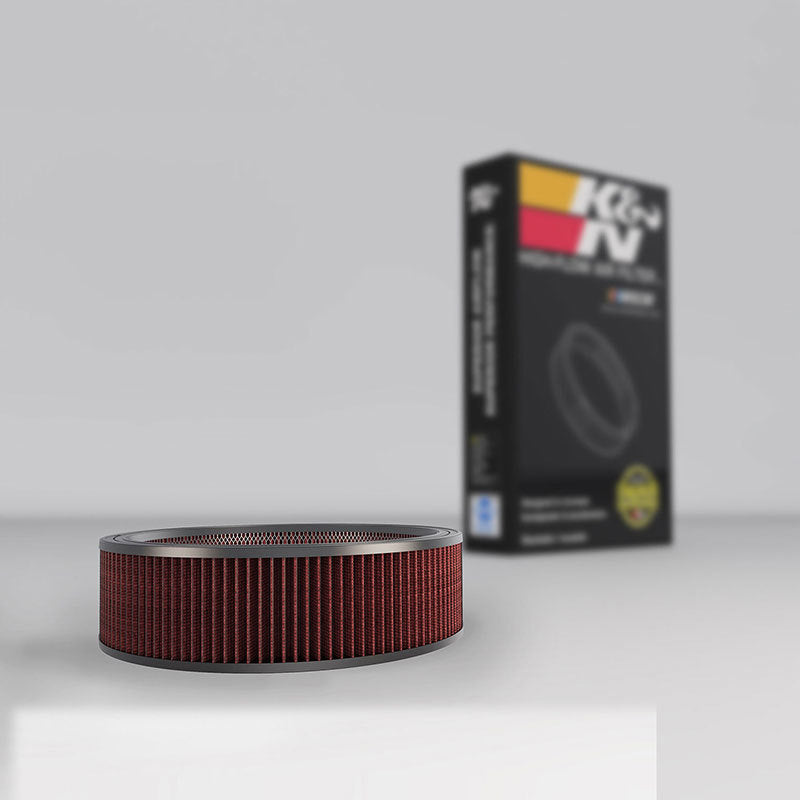 Universal Replacement Drop In Air Filter - 14in OD/12in ID/4in H w/Wire - View 2 | Dirty Garage