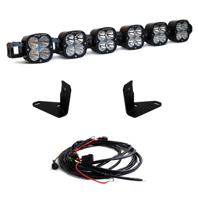 2021-2026 Bronco 6 XL Linkable Light Bar Steel Bumper Mount | Dirty Garage
