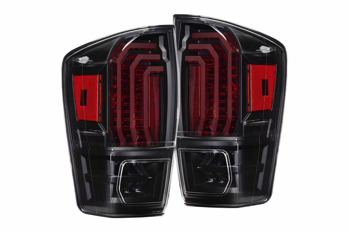 2016-2023 Tacoma XB LED Clear Lens Tail Lights (LF702.2) - View 2 | Dirty Garage