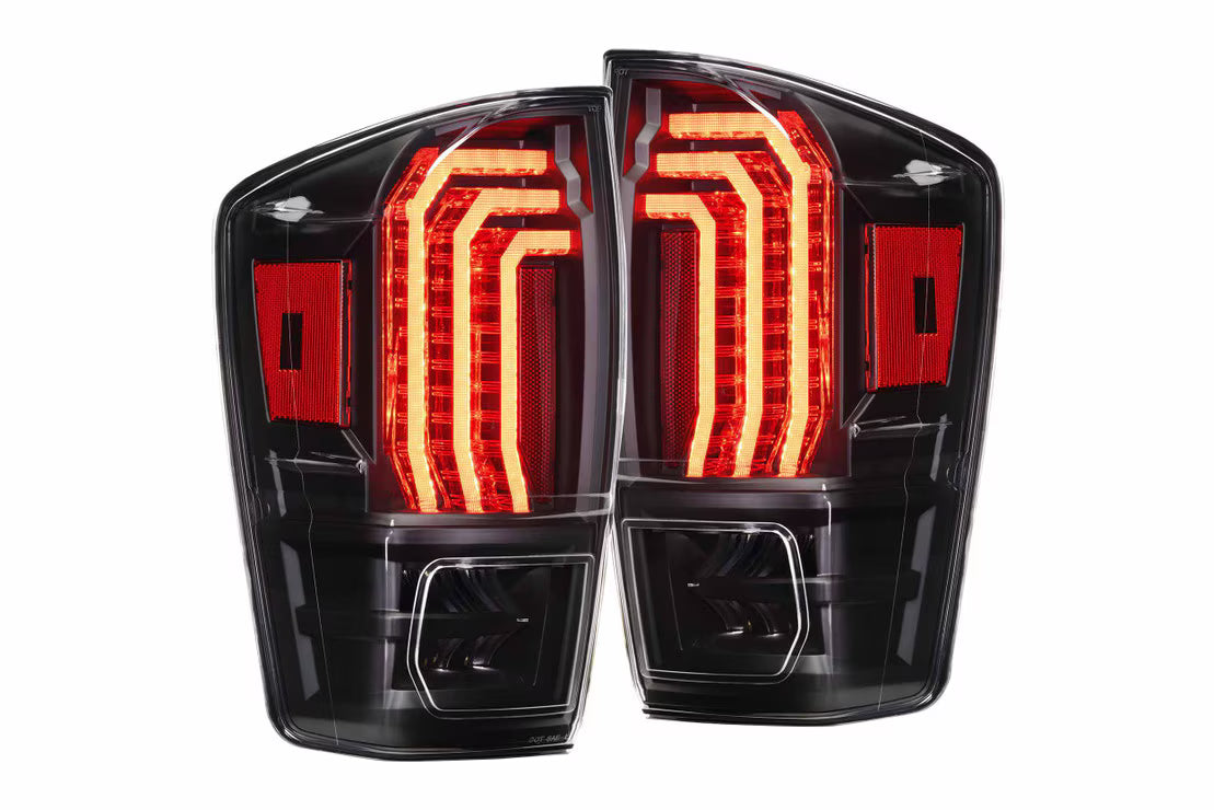 2016-2023 Tacoma XB LED Clear Lens Tail Lights (LF702.2) - View 3 | Dirty Garage