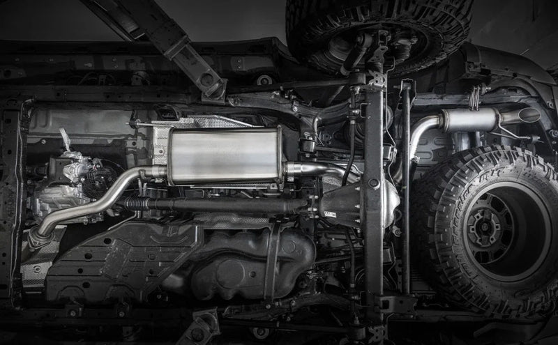 2024-2025 Land Cruiser Overland Cat Back Exhaust System - View 2 | Dirty Garage