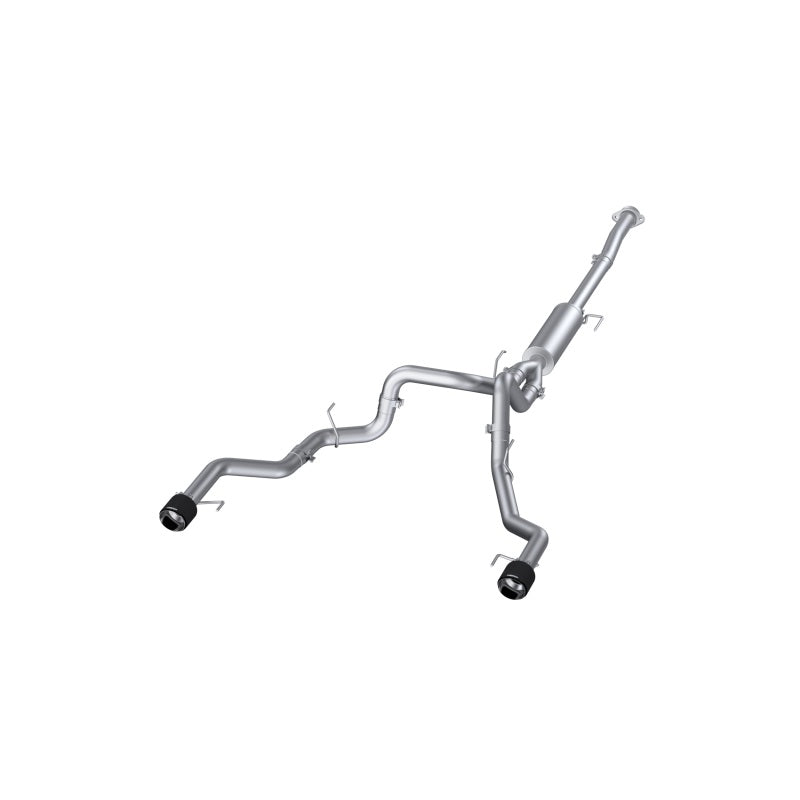 2022-2023 F-150 5" Carbon Fiber Tip Dual Rear Exit 3" Cat Back Exhaust | Dirty Garage