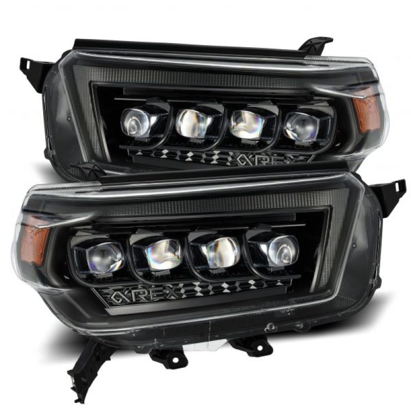 2010-2013 4Runner Nova-Series LED Projector Alpha Black Headlights Sequential Signal DRL - View 4 | Dirty Garage